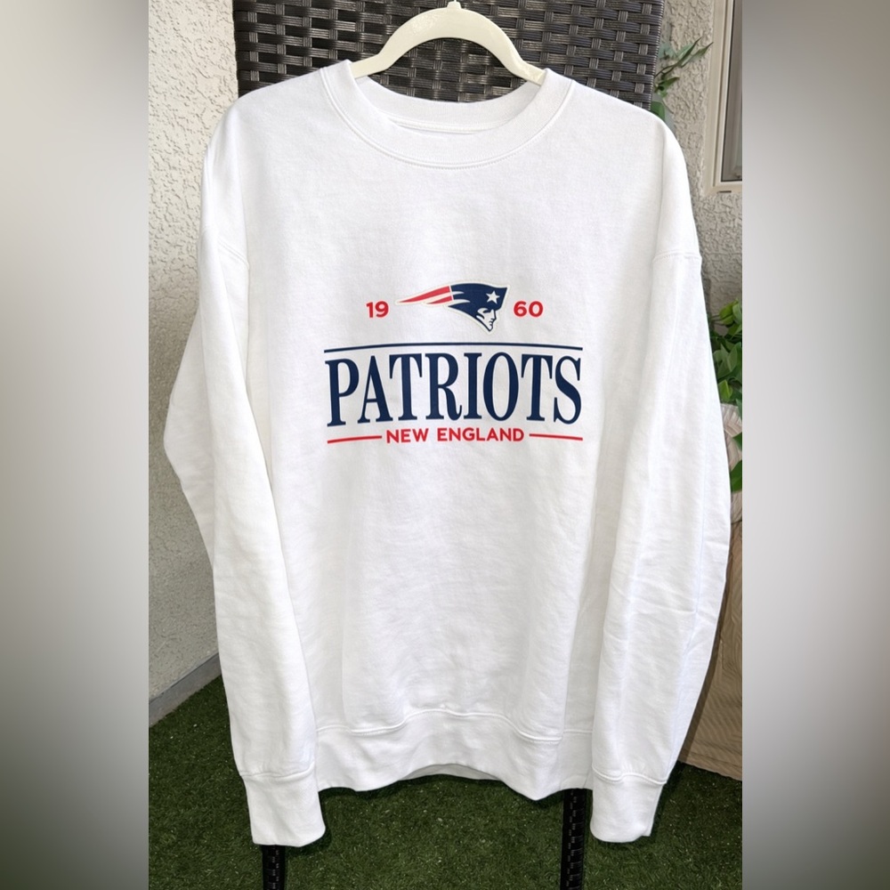 New England Patriots White Sweater, NFL PLAYOFFS